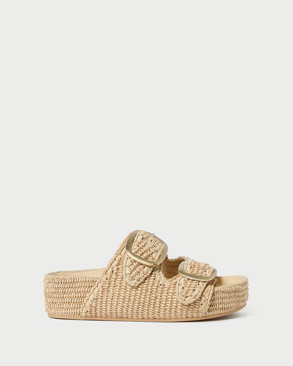 Theo Natural Two-Band Sandal - Loeffler Randall Classic