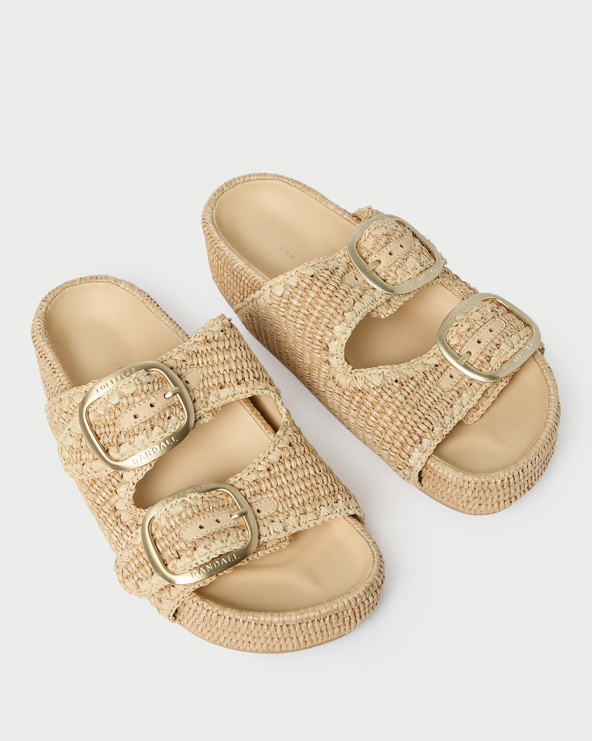 Theo Natural Two-Band Sandal - Loeffler Randall Classic
