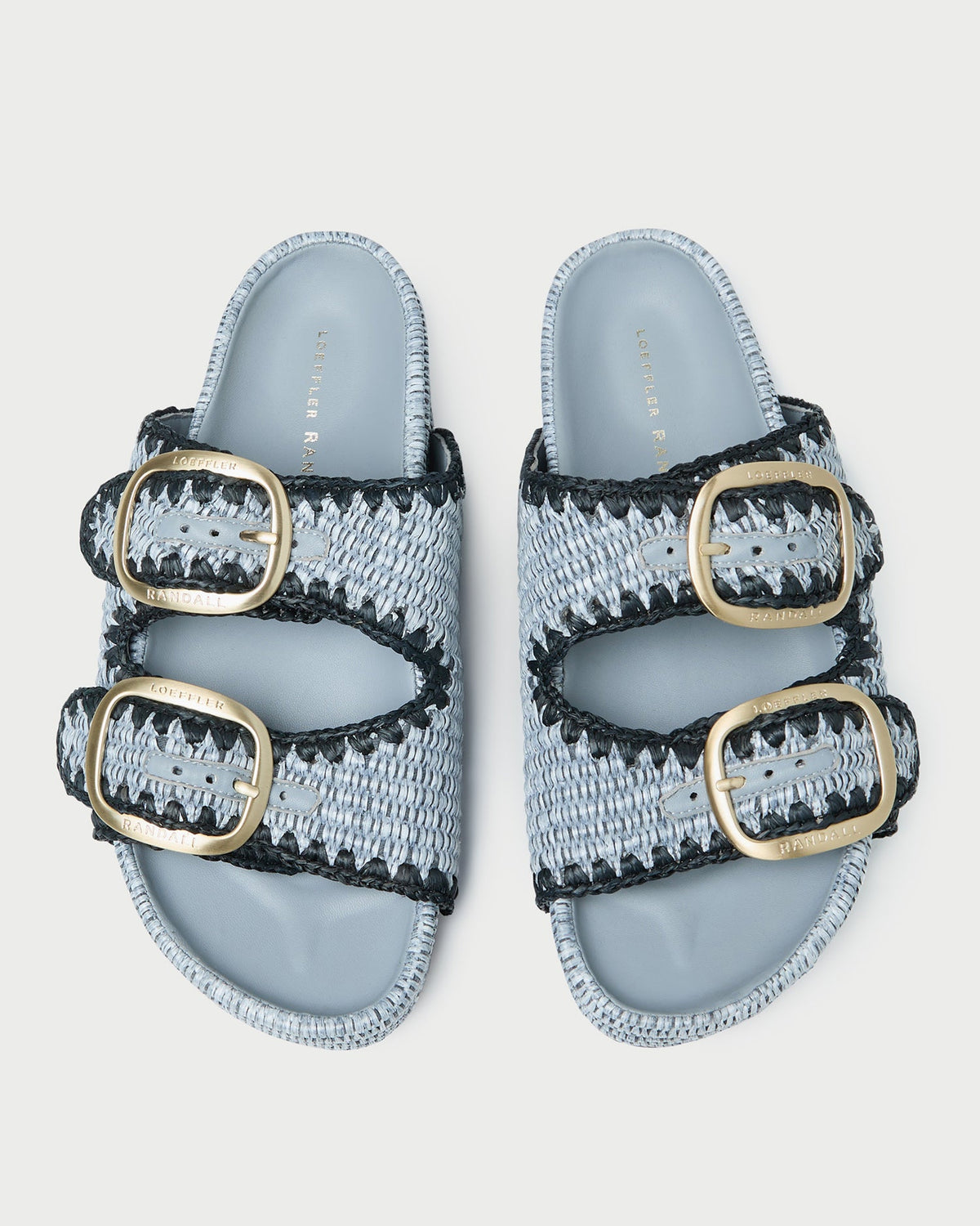 Theo Blue Two-Band Sandal - Loeffler Randall Latest