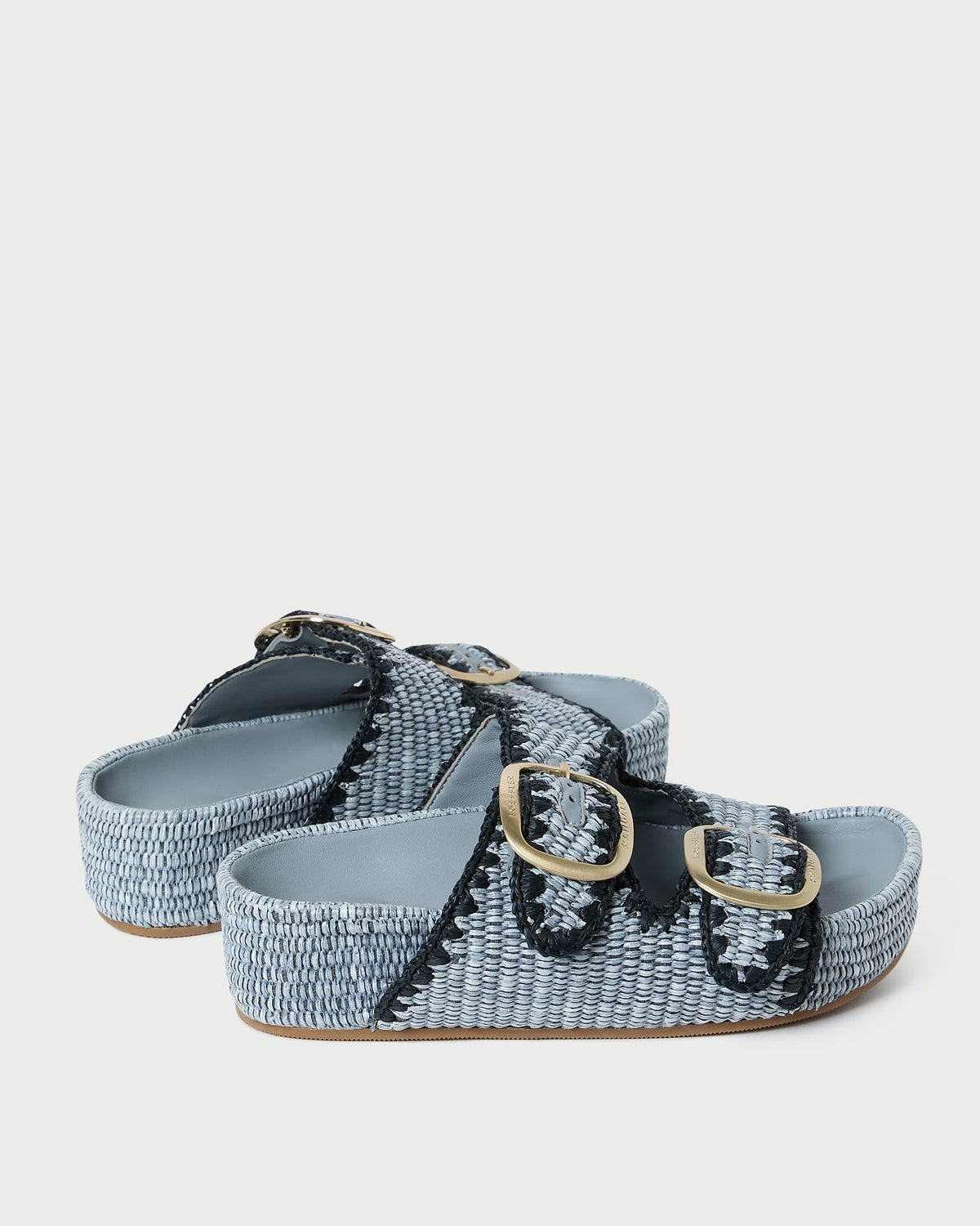 Theo Blue Two-Band Sandal - Loeffler Randall Latest