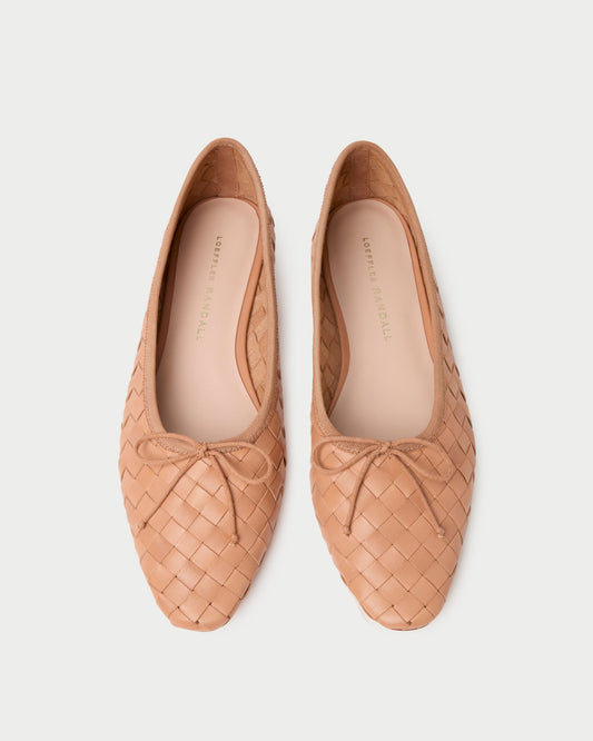 Landry Honey Woven Ballet Flat - Loeffler Randall Top Pick