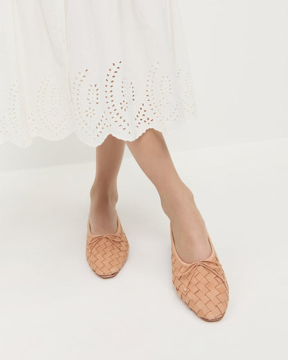 Landry Honey Woven Ballet Flat - Loeffler Randall Top Pick