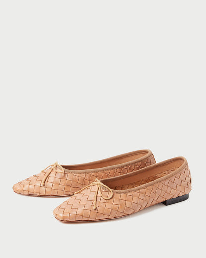 Landry Honey Woven Ballet Flat - Loeffler Randall Top Pick