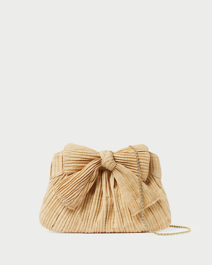 Rayne Natural Bow Clutch - Loeffler Randall Recommended