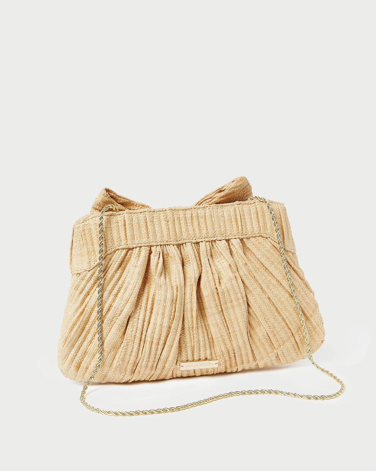Rayne Natural Bow Clutch - Loeffler Randall Recommended
