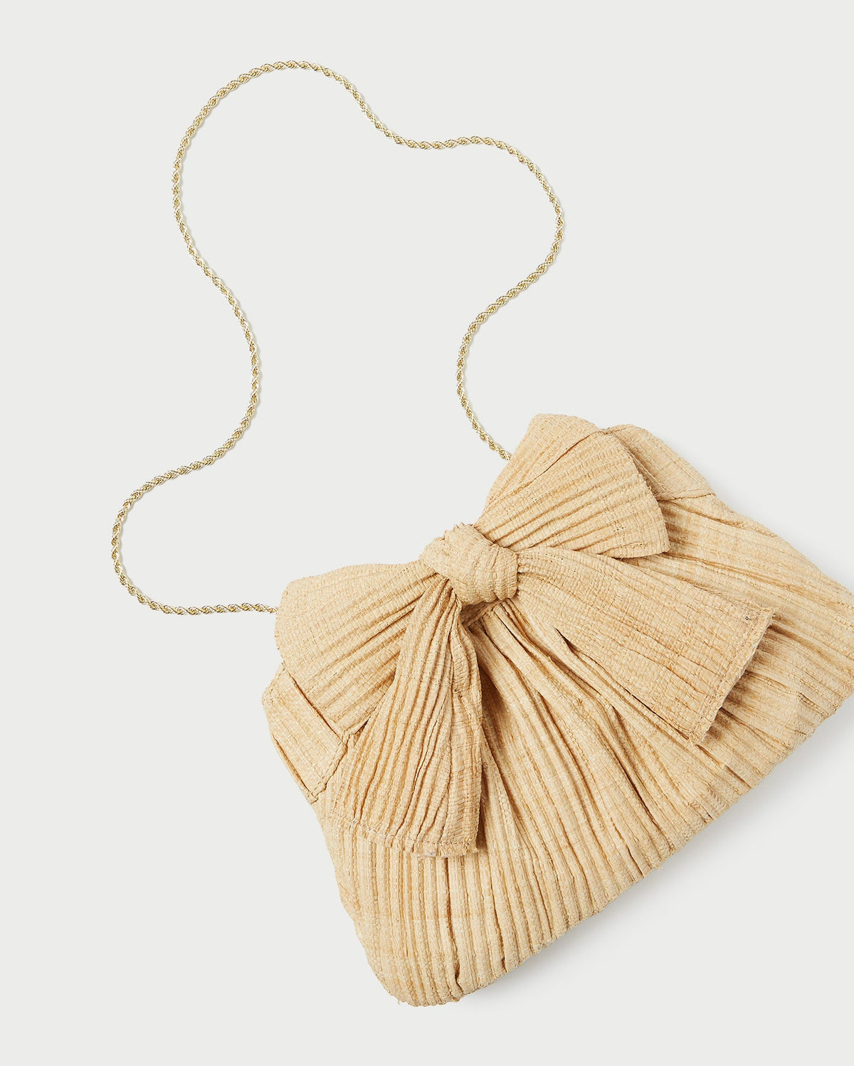 Rayne Natural Bow Clutch - Loeffler Randall Recommended