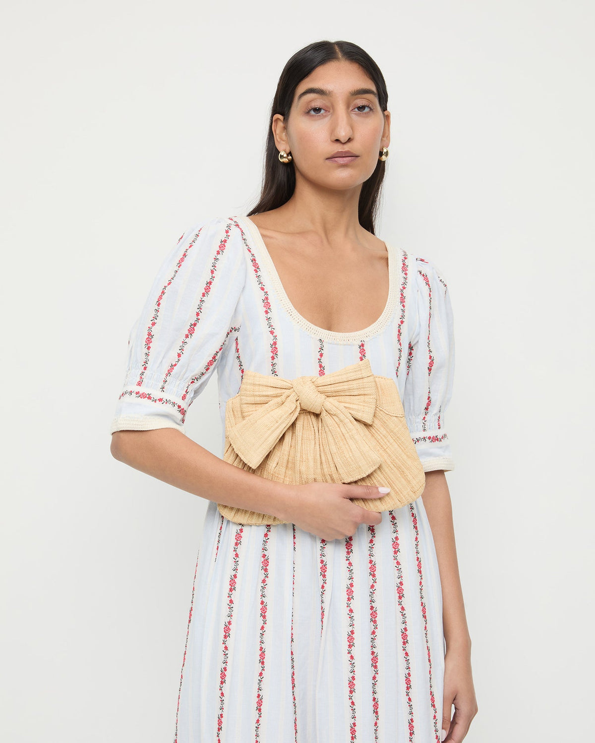Rayne Natural Bow Clutch - Loeffler Randall Recommended
