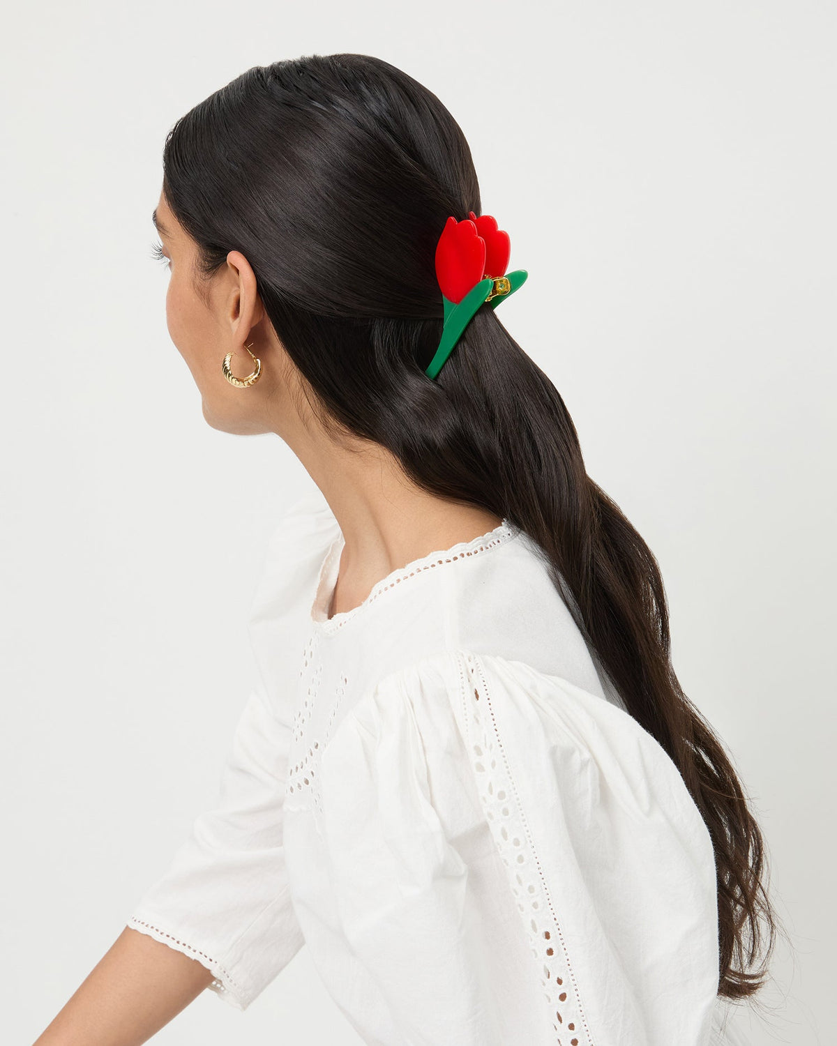 Juniper Red/Pink Tulip Clip Set - Loeffler Randall Discount