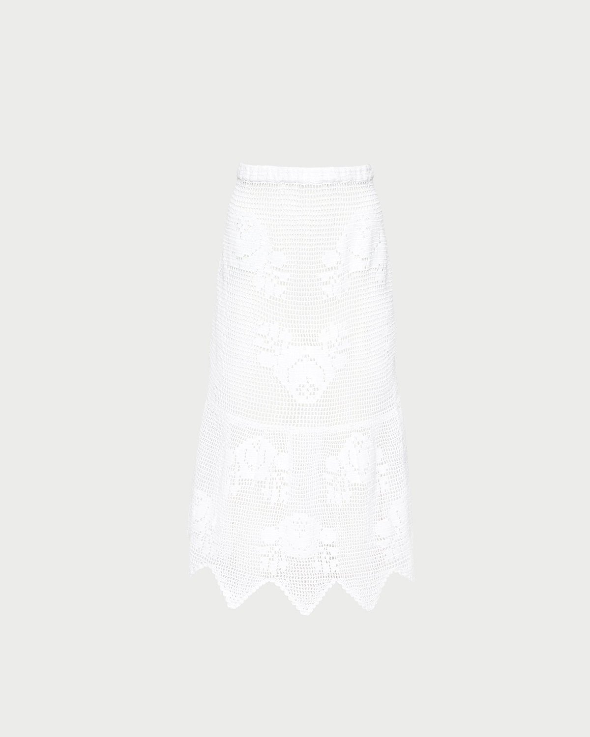 Sullivan Cream Crochet Skirt - Loeffler Randall Special Offer