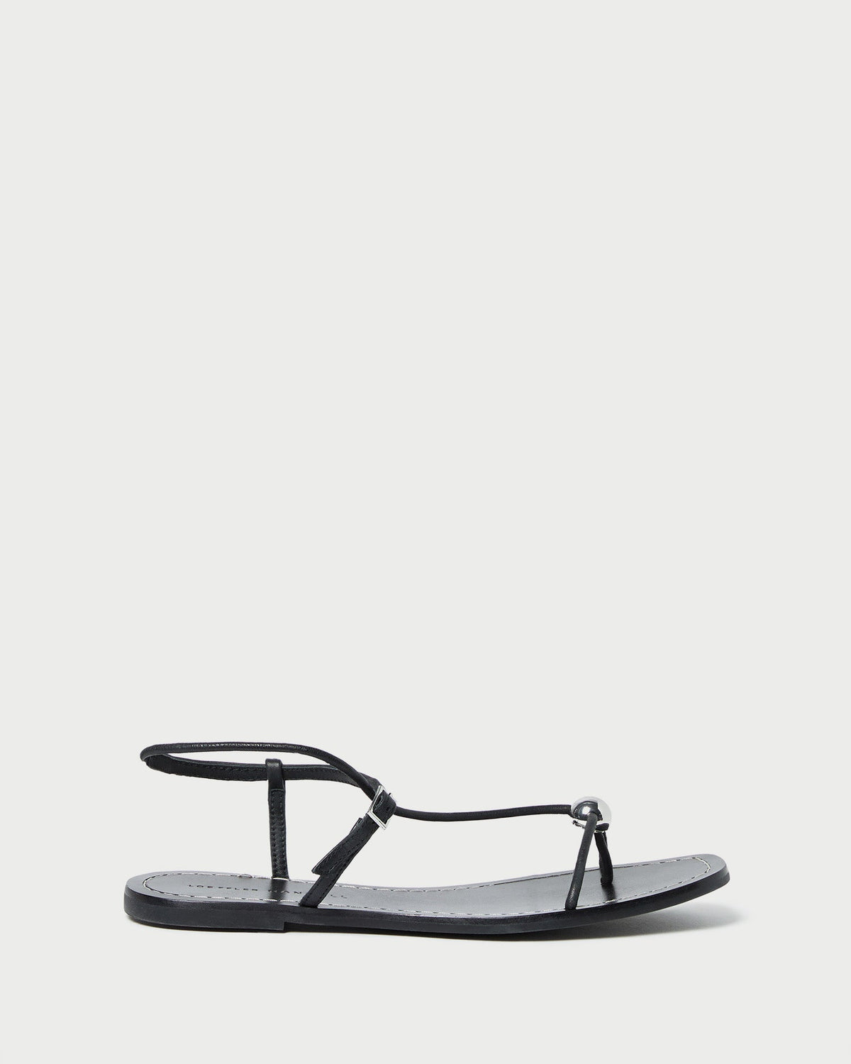 Lara Black Leather Sandal - Loeffler Randall Essential