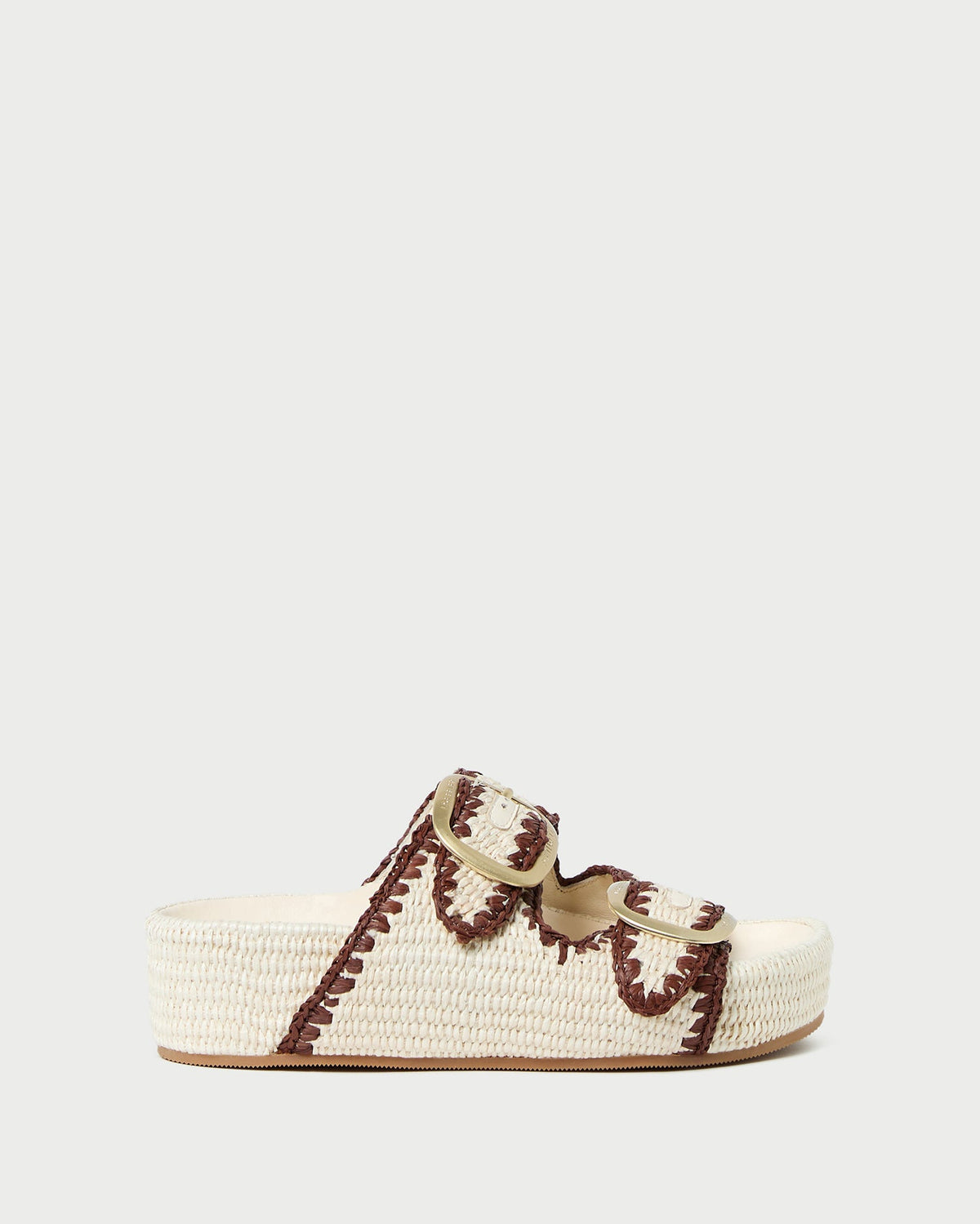 Theo Cream Two-Band Sandal - Loeffler Randall Signature