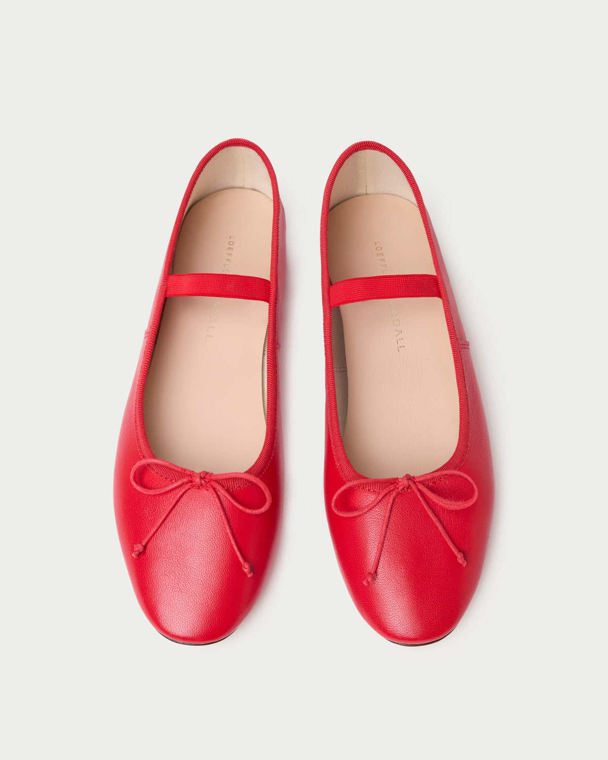 Leonie Red Leather Ballet Flat - Loeffler Randall Top Pick
