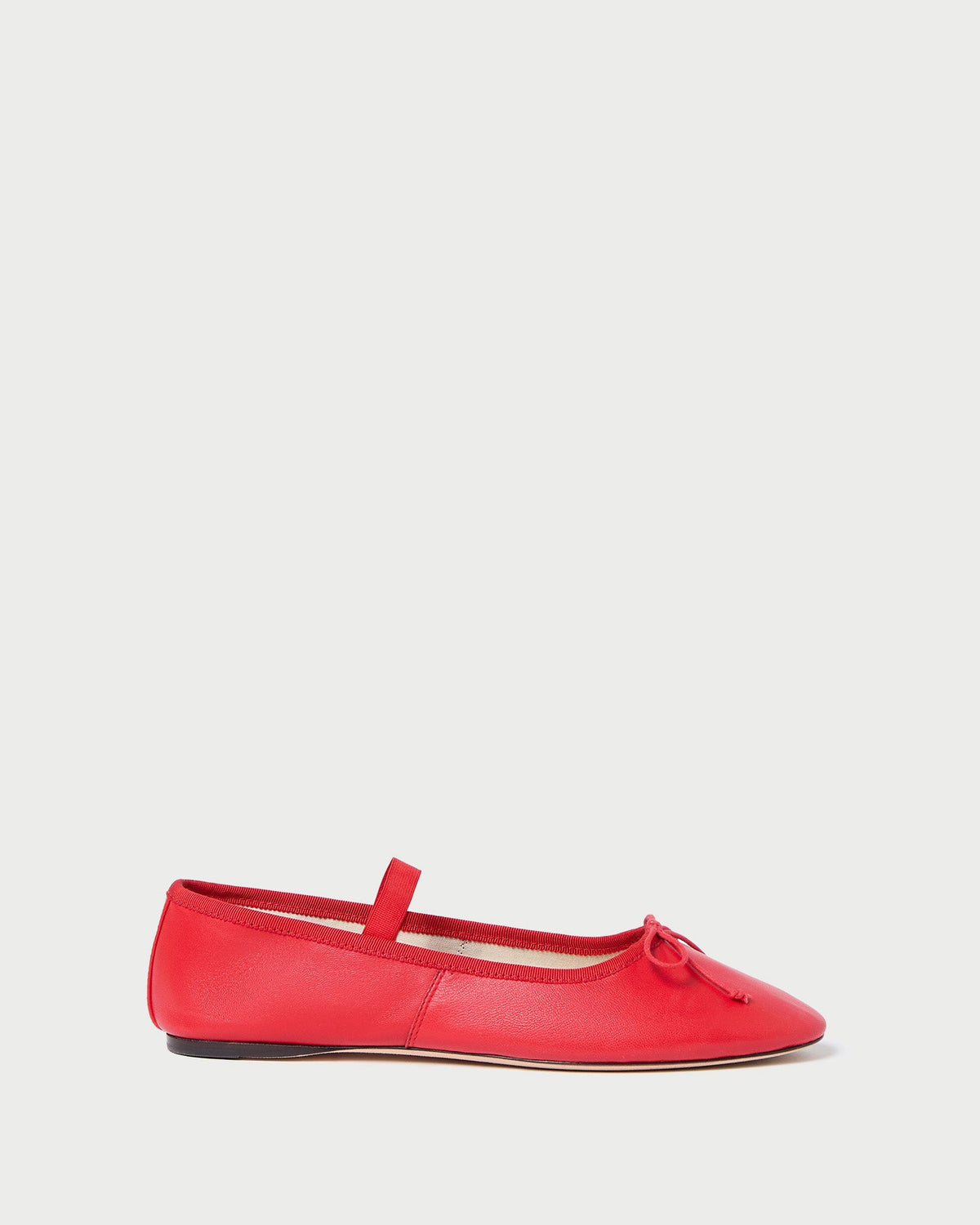 Leonie Red Leather Ballet Flat - Loeffler Randall Top Pick