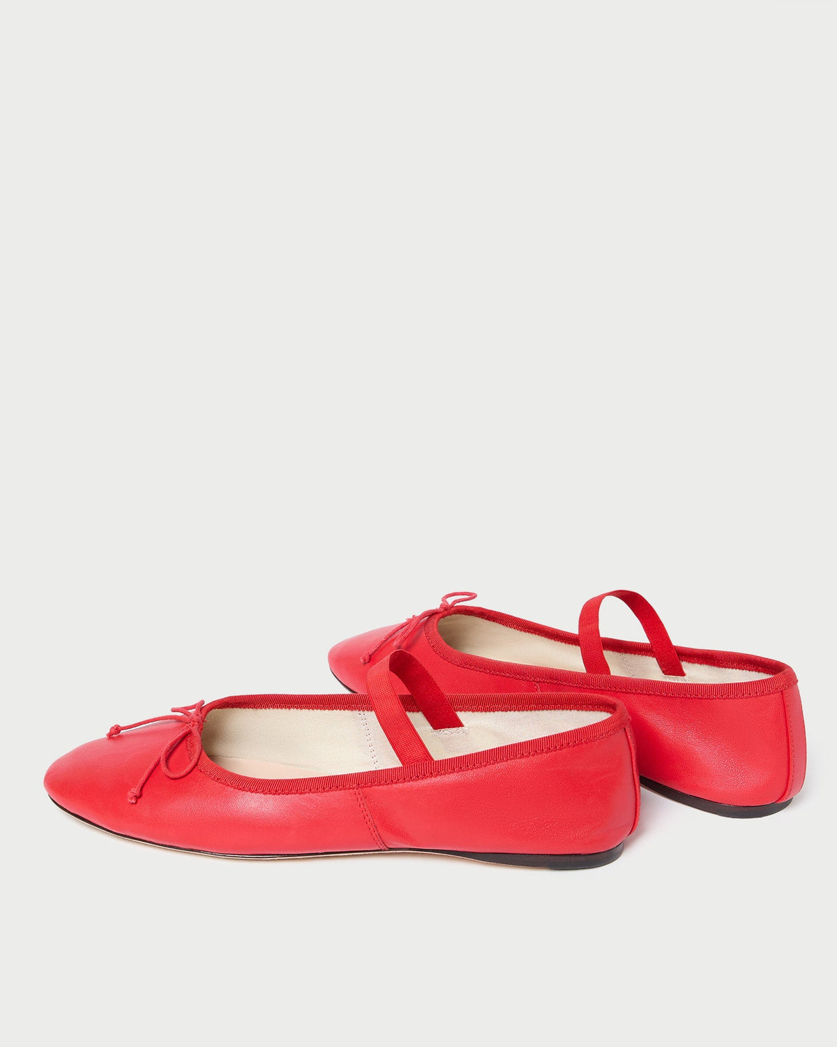 Leonie Red Leather Ballet Flat - Loeffler Randall Top Pick