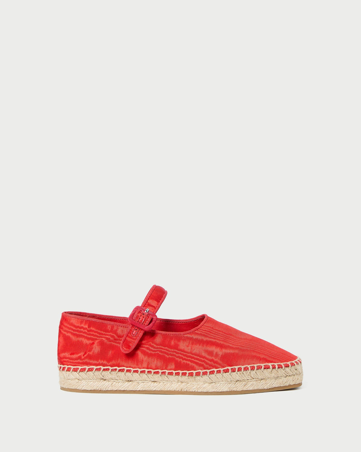 Clover Red Moiré Espadrille - Loeffler Randall Quality