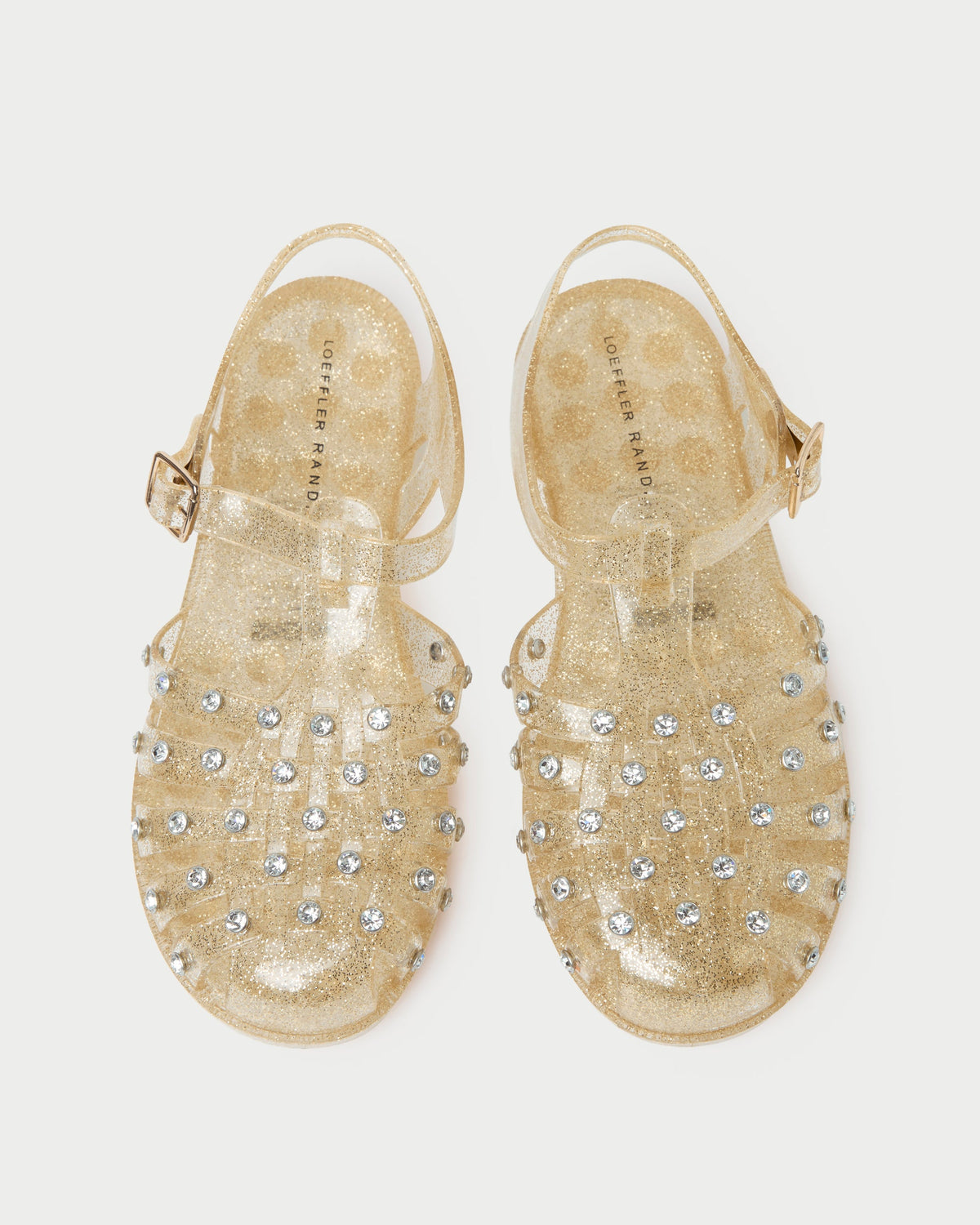 Rhys Champagne Glitter Jelly Sandal - Loeffler Randall Trusted