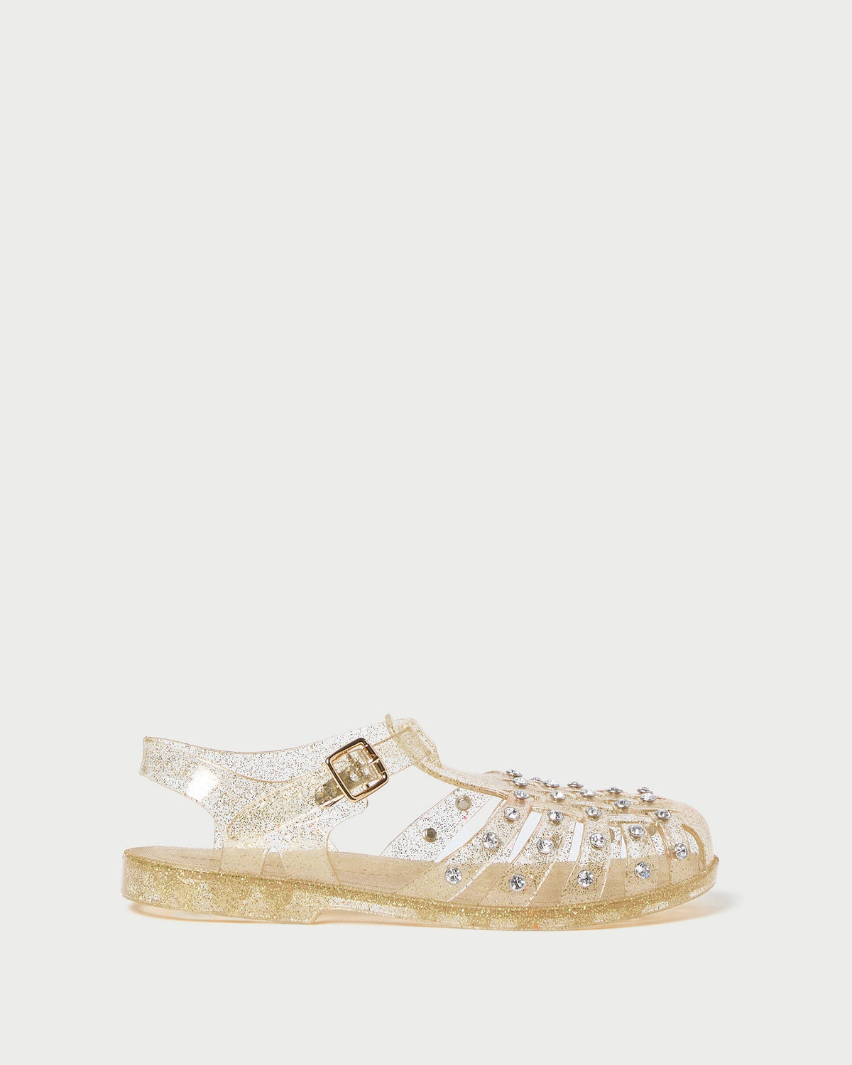 Rhys Champagne Glitter Jelly Sandal - Loeffler Randall Trusted