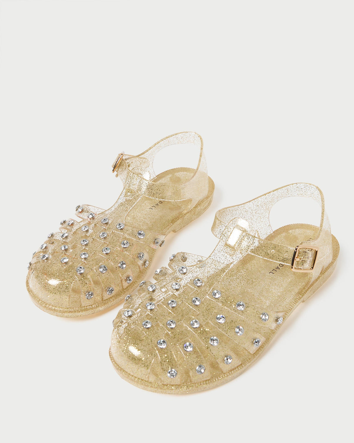 Rhys Champagne Glitter Jelly Sandal - Loeffler Randall Trusted