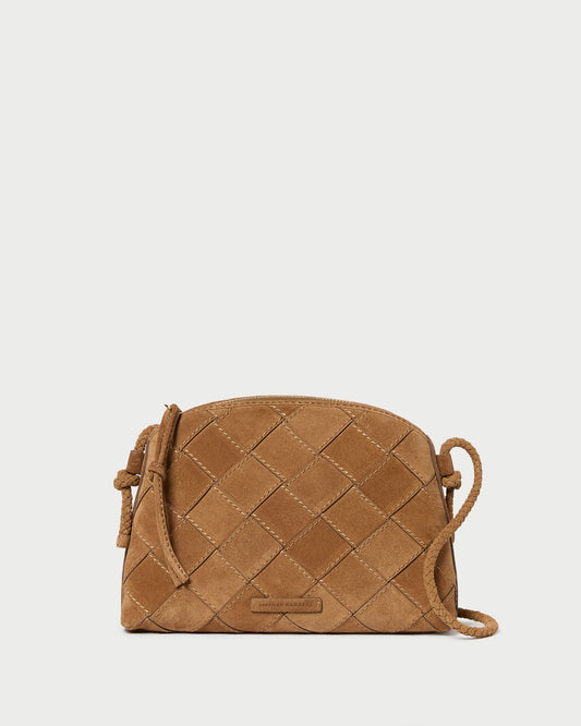 Mallory Toffee Woven Suede Crossbody - Loeffler Randall Everyday