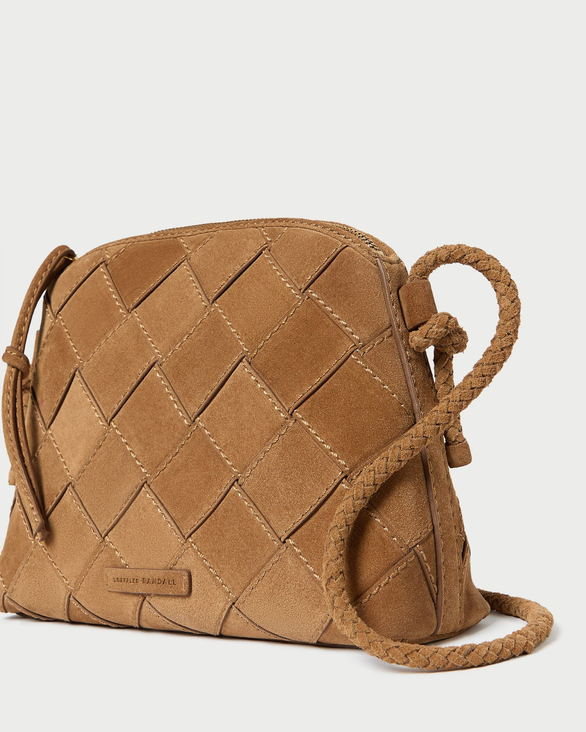Mallory Toffee Woven Suede Crossbody - Loeffler Randall Everyday