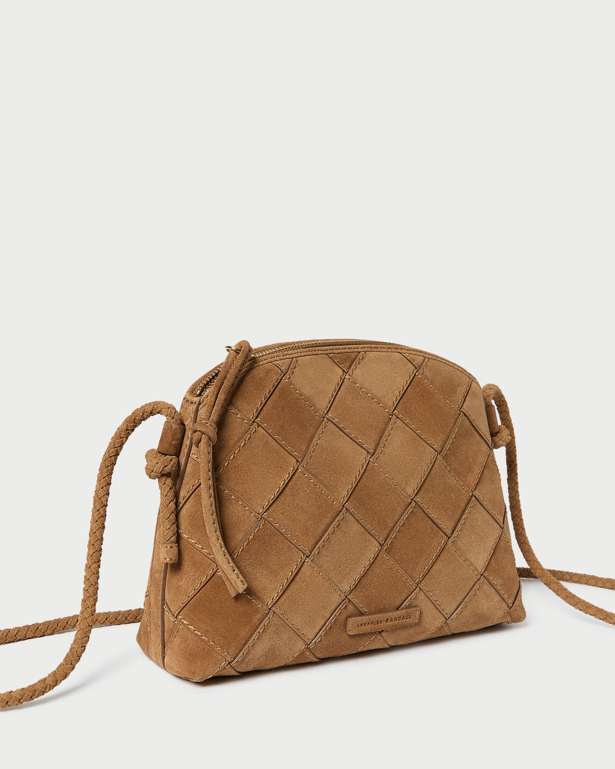 Mallory Toffee Woven Suede Crossbody - Loeffler Randall Everyday