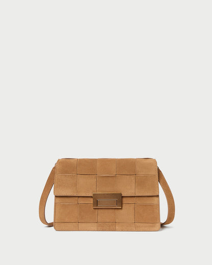 Delphine Toffee Suede Shoulder Bag - Loeffler Randall Trending