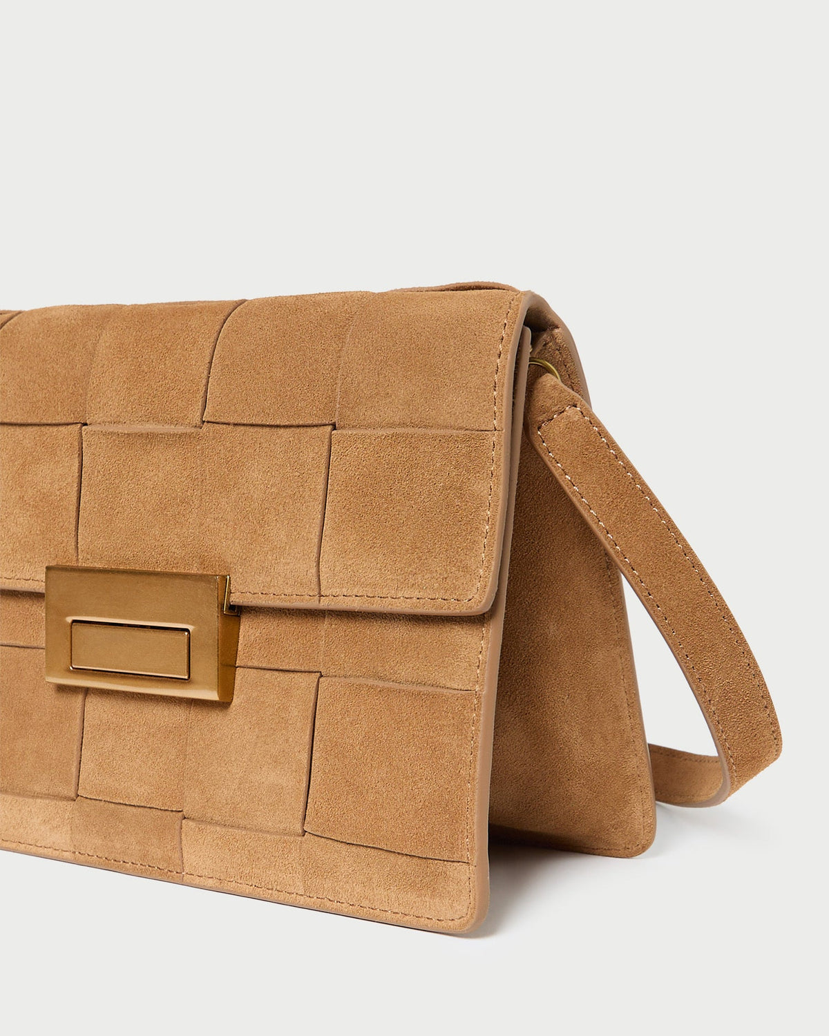 Delphine Toffee Suede Shoulder Bag - Loeffler Randall Trending