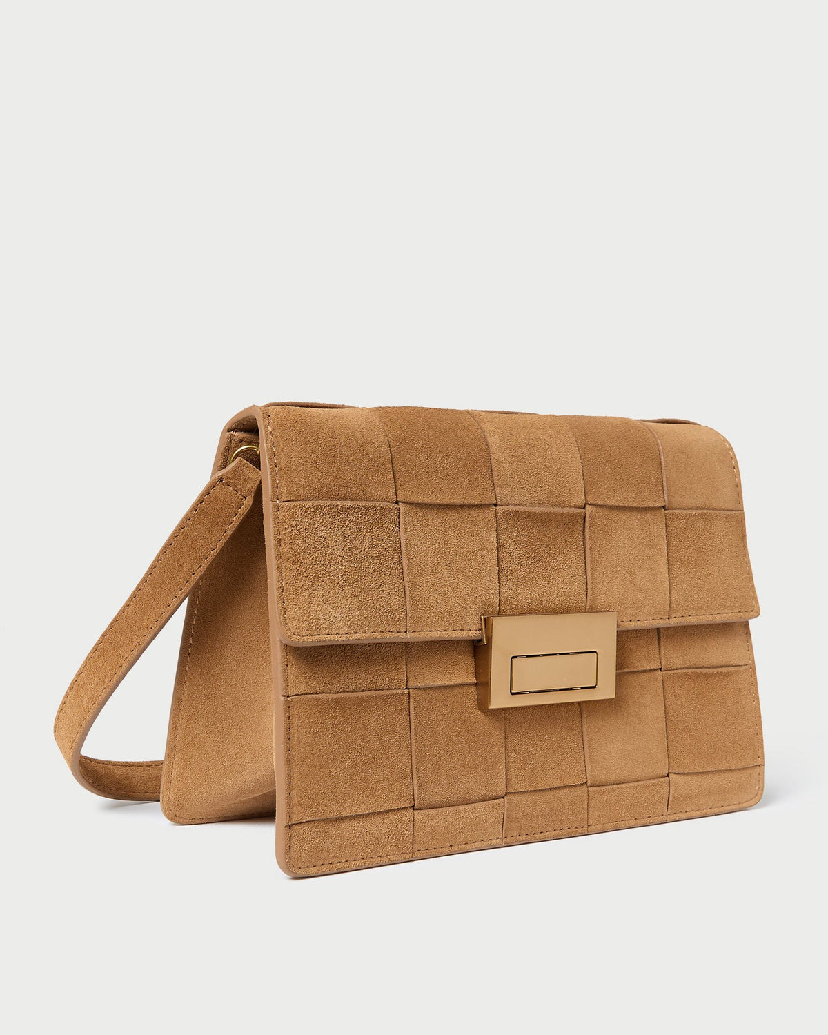 Delphine Toffee Suede Shoulder Bag - Loeffler Randall Trending