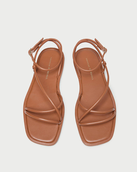 Noor Timber Leather Flat Sandal - Loeffler Randall Trending