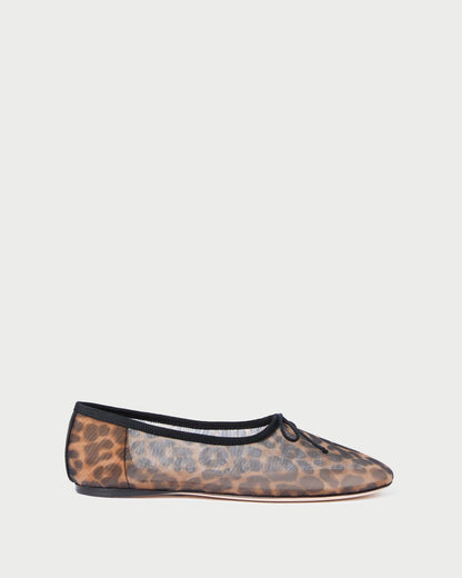 Landon Leopard Mesh Ballet Flat - Loeffler Randall Trending