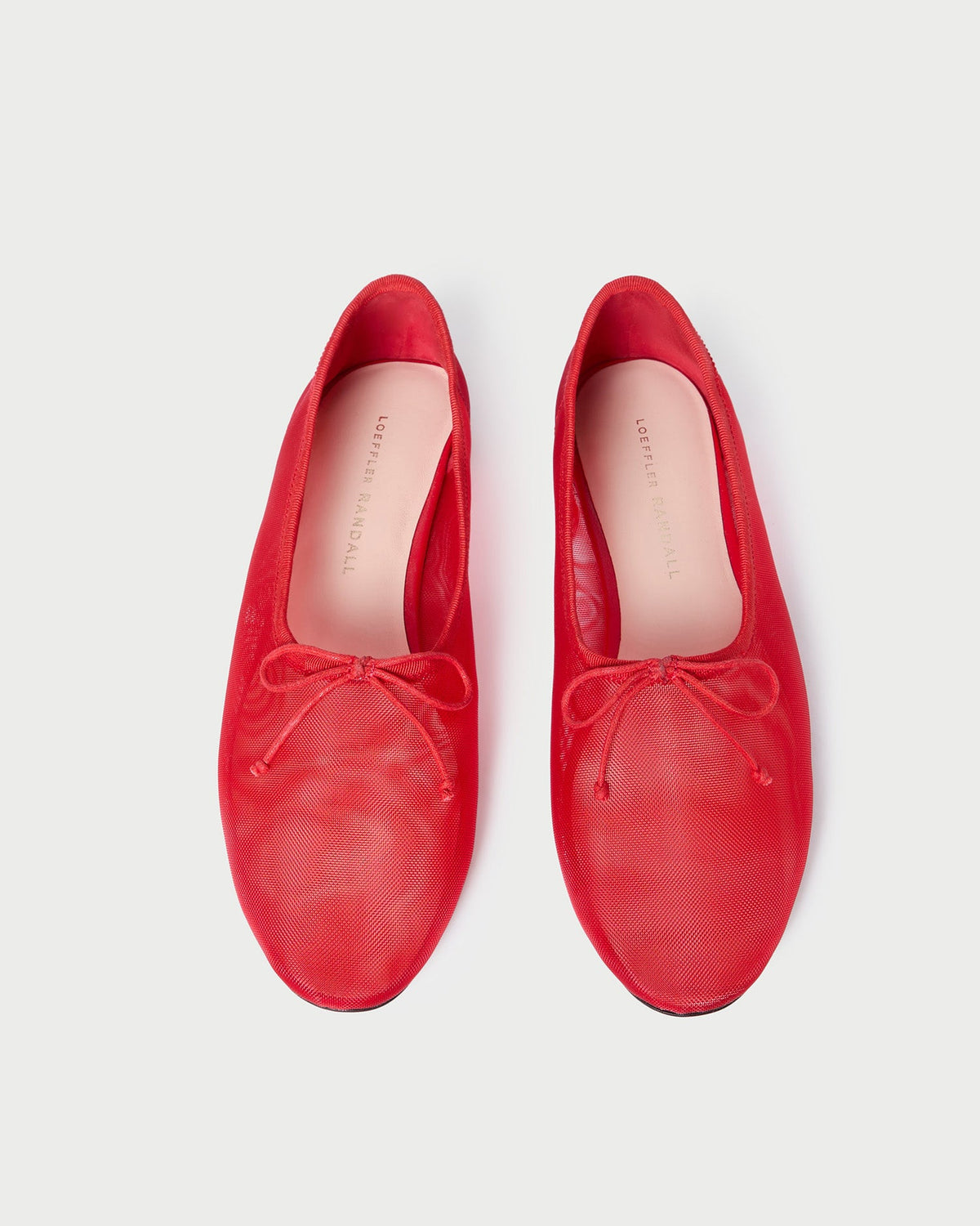 Landon Red Mesh Ballet Flat - Loeffler Randall Trusted