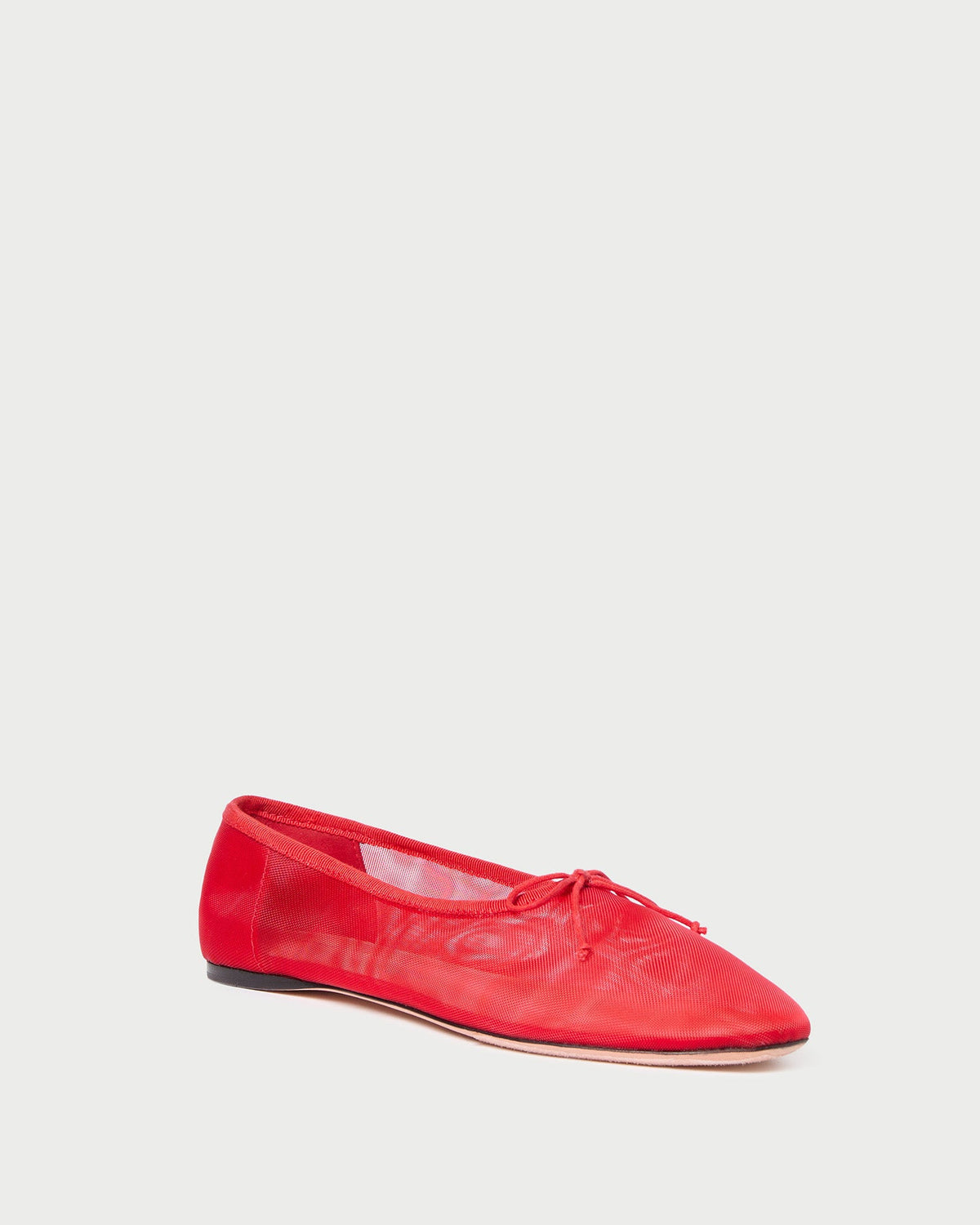 Landon Red Mesh Ballet Flat - Loeffler Randall Trusted