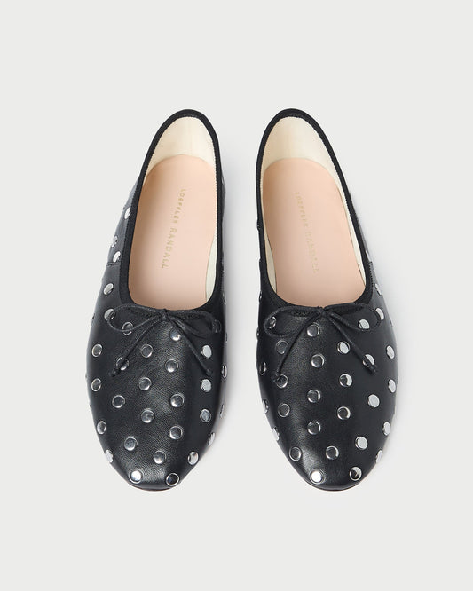 Landon Black/Silver Ballet Flat - Loeffler Randall Hot Sale