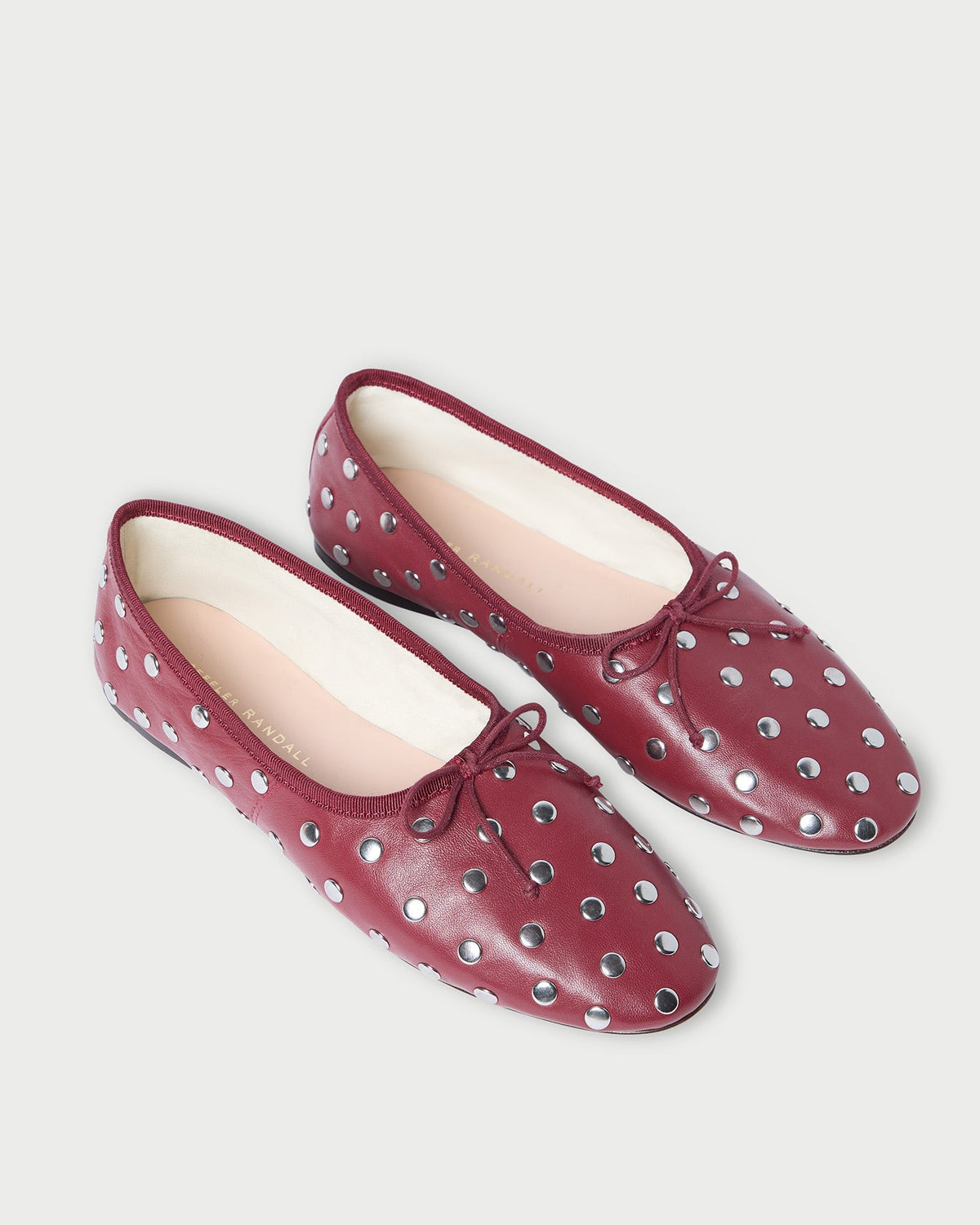 Landon Wine/Silver Ballet Flat - Loeffler Randall Top Pick