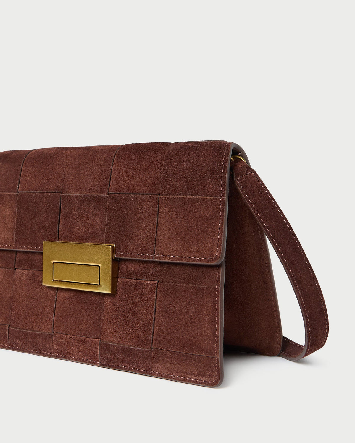 Delphine Espresso Suede Shoulder Bag - Loeffler Randall Latest