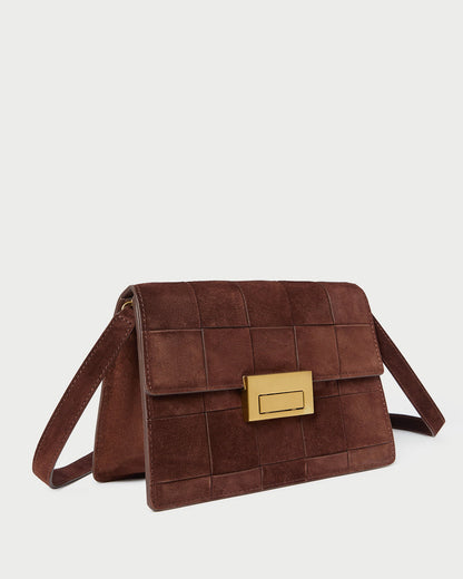 Delphine Espresso Suede Shoulder Bag - Loeffler Randall Latest