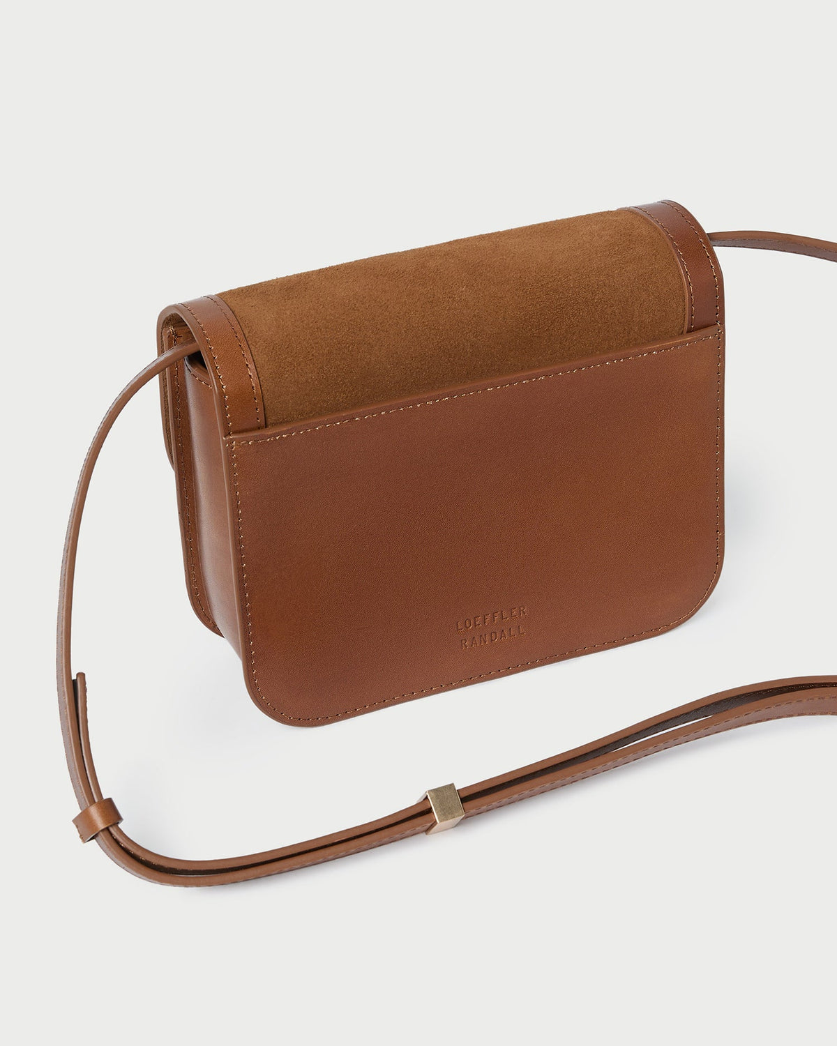 Desi Cacao Suede/Leather Crossbody - Loeffler Randall Quality