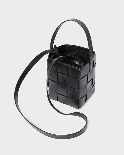 Laith Black Leather Bucket Bag - Loeffler Randall Everyday