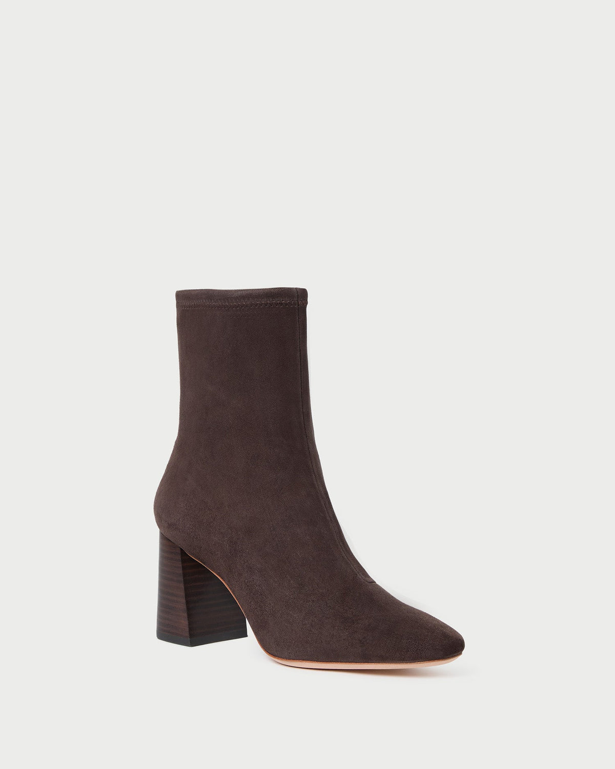 Elise Brown Suede Stretch Bootie - Loeffler Randall Quality