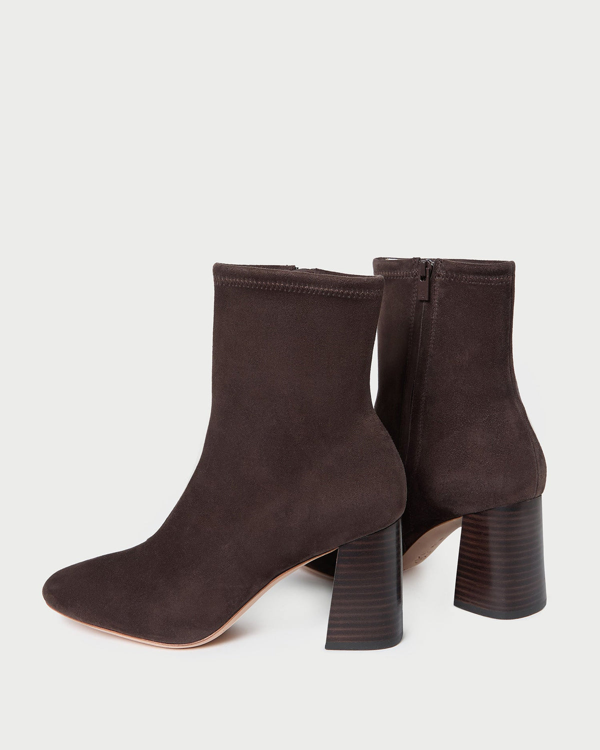 Elise Brown Suede Stretch Bootie - Loeffler Randall Quality