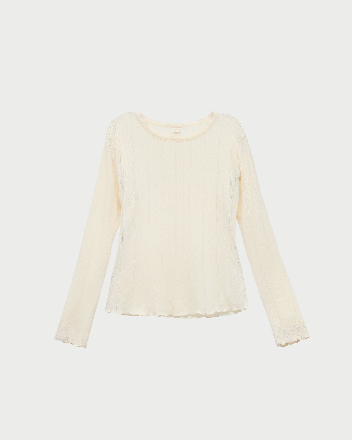 Lolo Pointelle Long-Sleeve Tee - Loeffler Randall Smart Buy