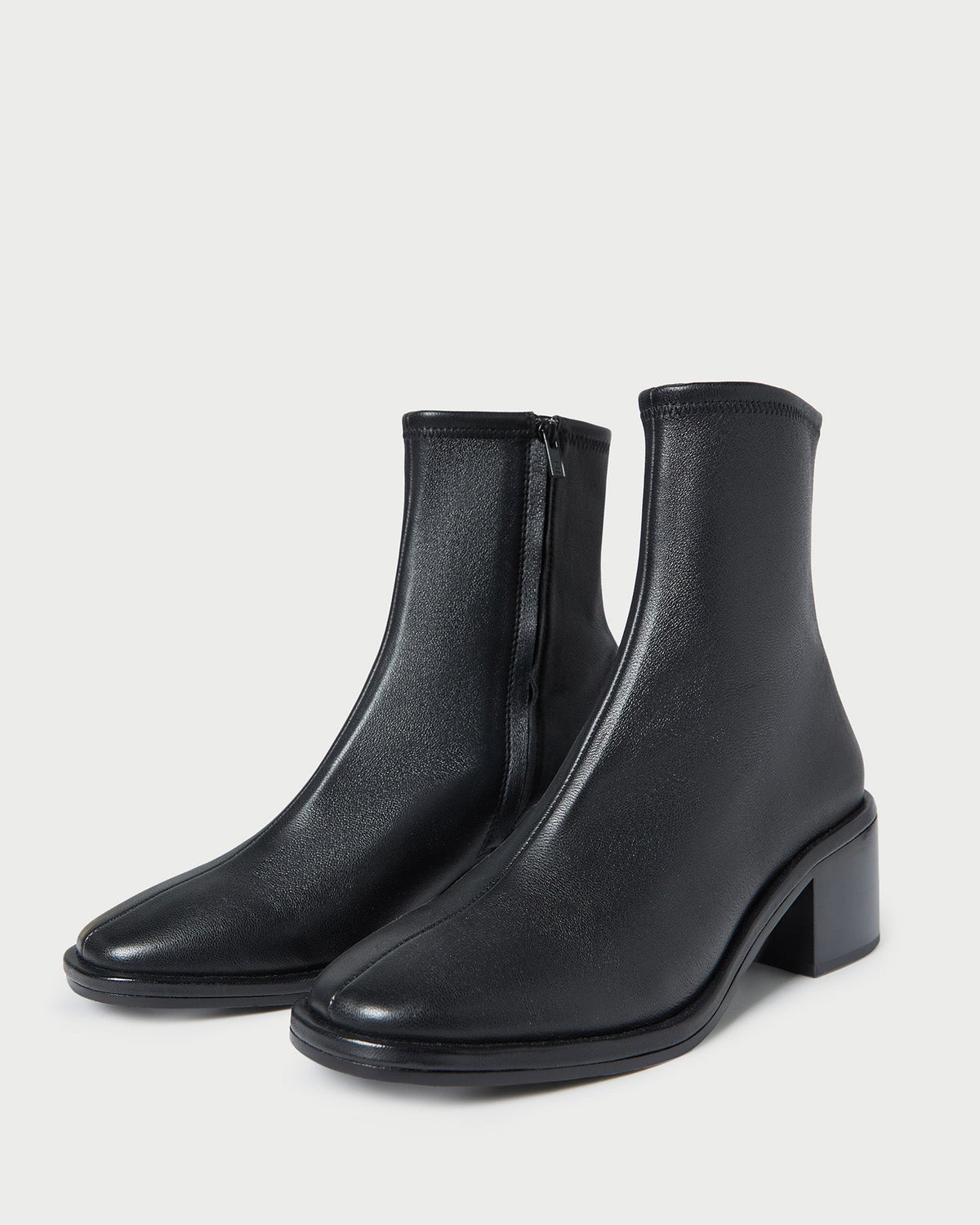 Roxy Black Leather Ankle Bootie - Loeffler Randall Deals