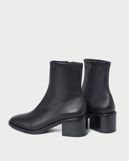 Roxy Black Leather Ankle Bootie - Loeffler Randall Deals