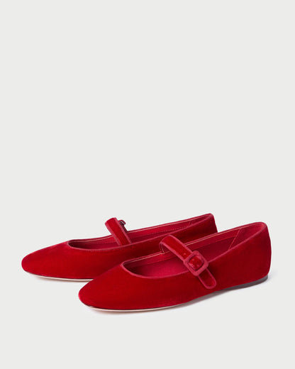 Ginger Red Velvet Mary Jane - Loeffler Randall Sale
