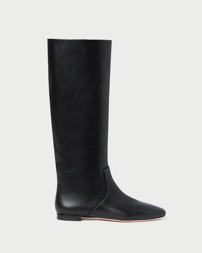 Lillian Black Leather Tall Boot - Loeffler Randall Everyday