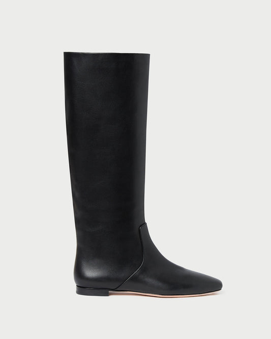 Lillian Black Leather Tall Boot - Loeffler Randall Everyday