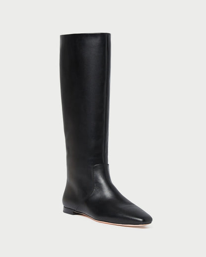 Lillian Black Leather Tall Boot - Loeffler Randall Everyday
