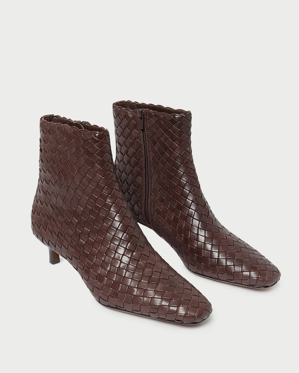 Marcella Espresso Woven Ankle Boot - Loeffler Randall Great Value