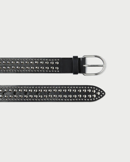 Isaac Black/Silver Studded Belt - Loeffler Randall Value