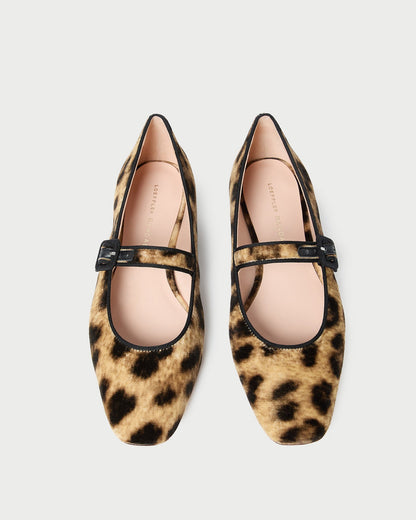 Ginger Leopard Velvet Mary Jane - Loeffler Randall Sale